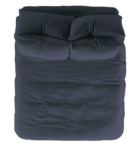 Vintage Linen Duvet Cover - Night