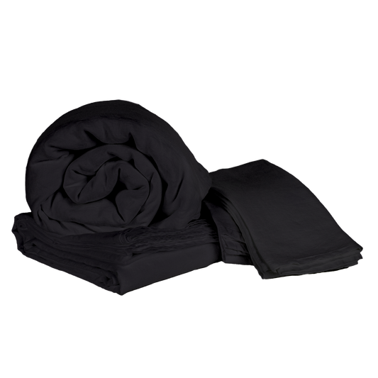 Vintage Linen Sheet Set - Smoke