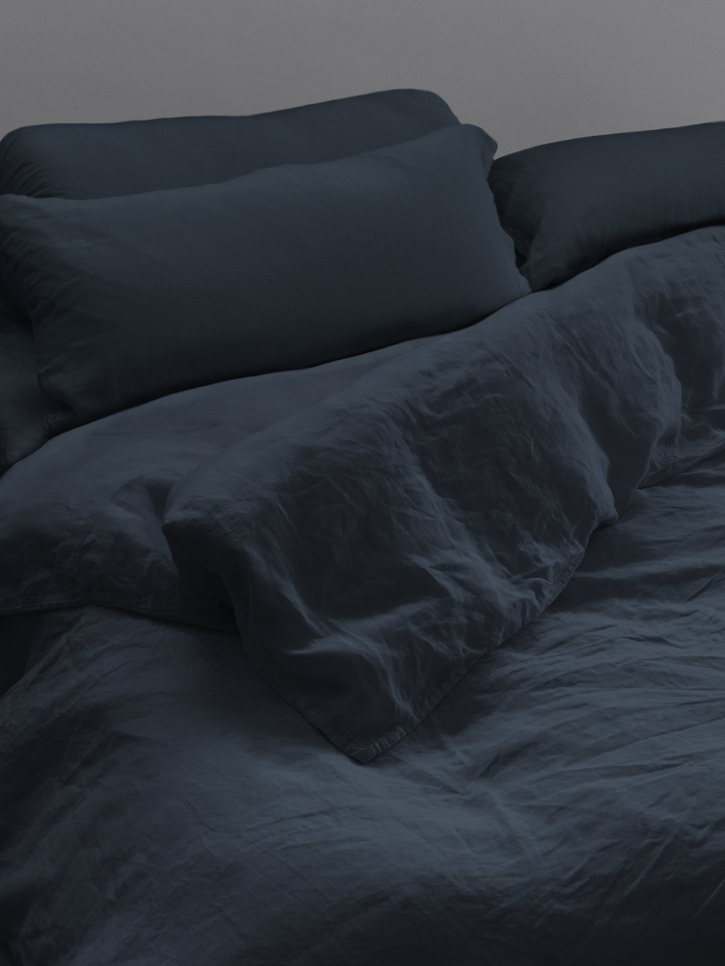 Vintage Linen Duvet Cover - Night