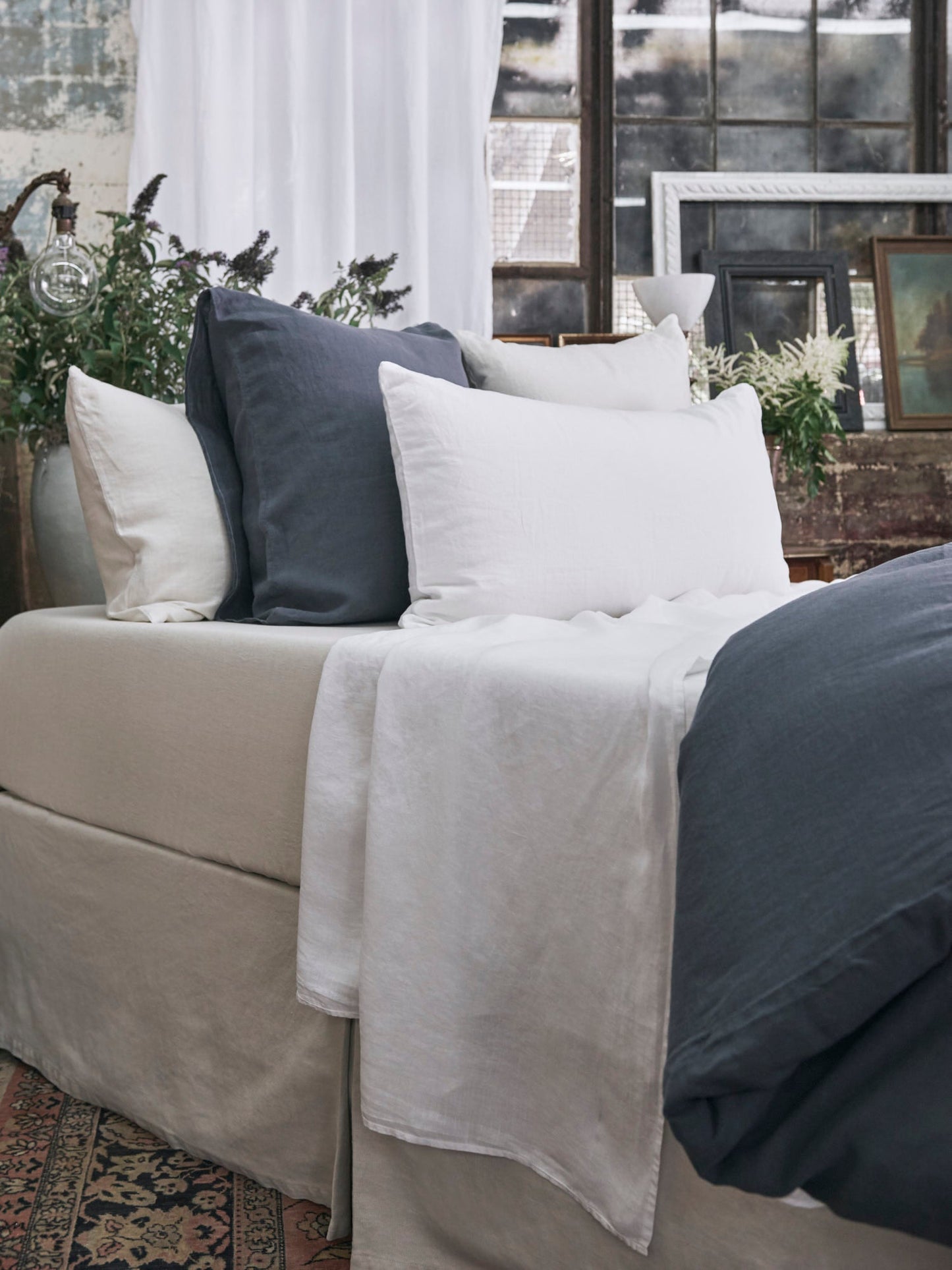 Vintage Linen Sheet Set - Fig