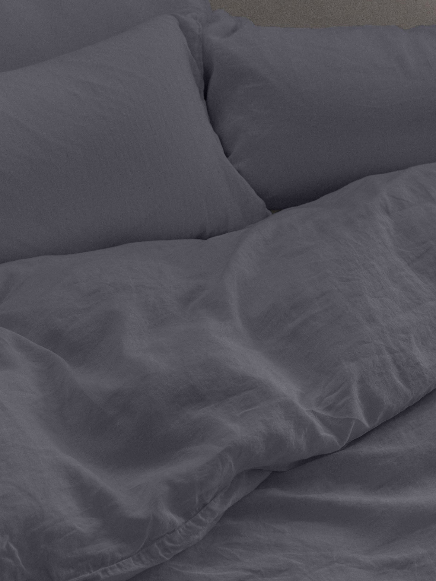 Vintage Linen Duvet Cover - Fig